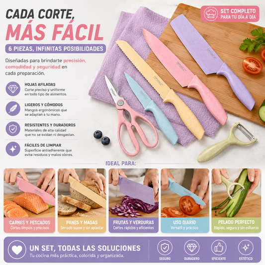Set de Cocina 6 en 1