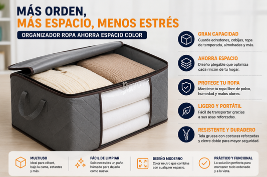 Organizador de Ropa Ahorra Espacio