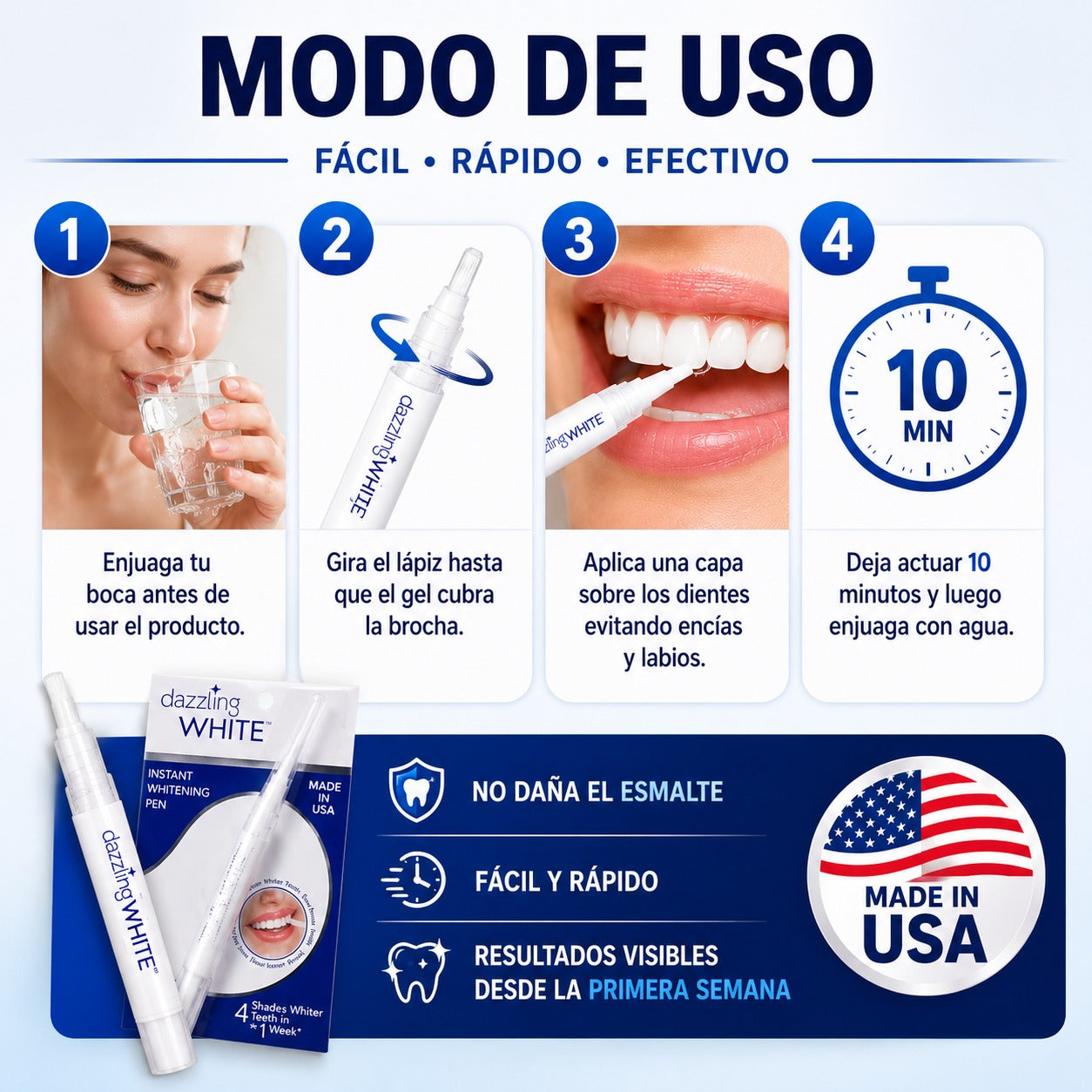 Dazzling White™ Blanqueador Dental 2x1