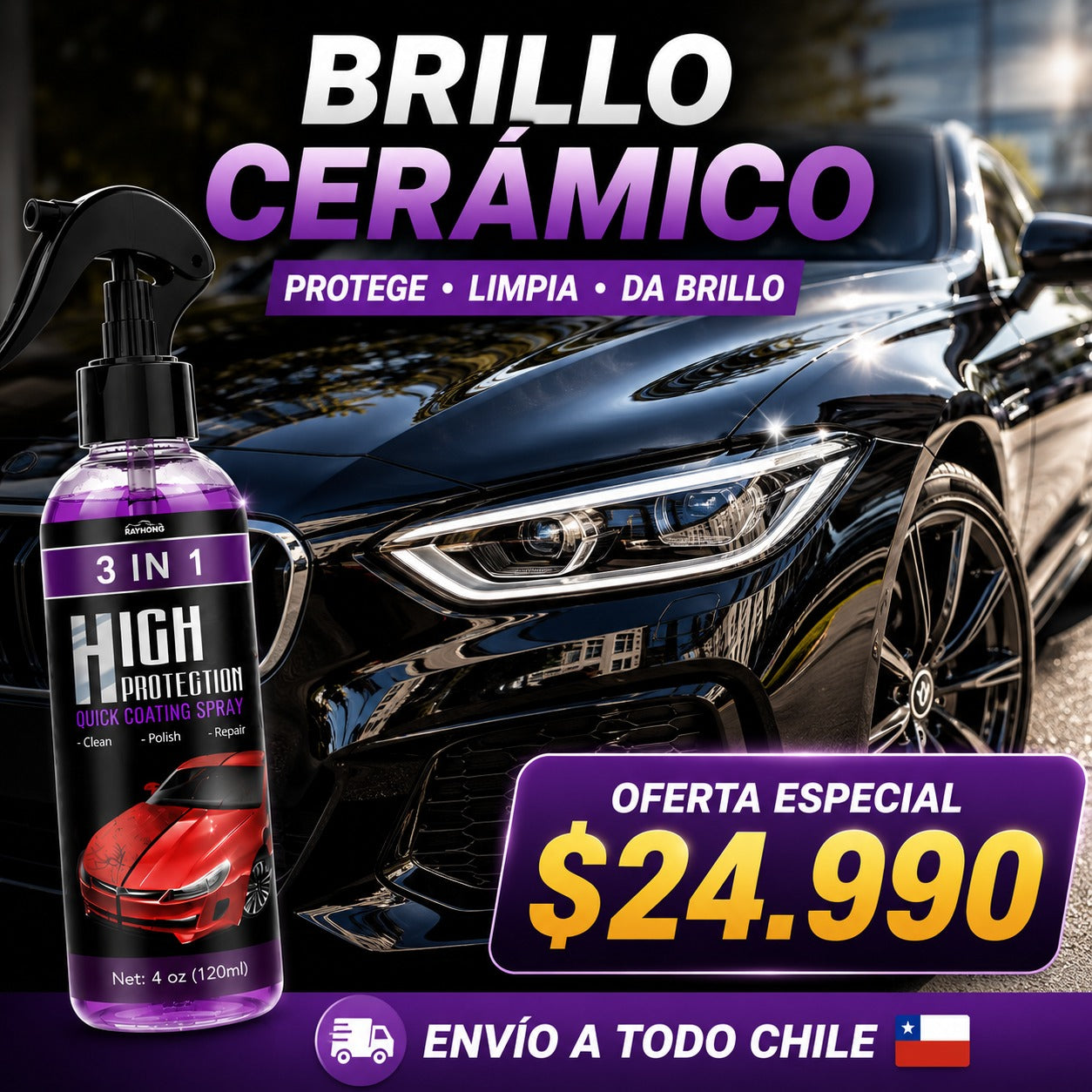 Spray de Recubrimiento Cerámico