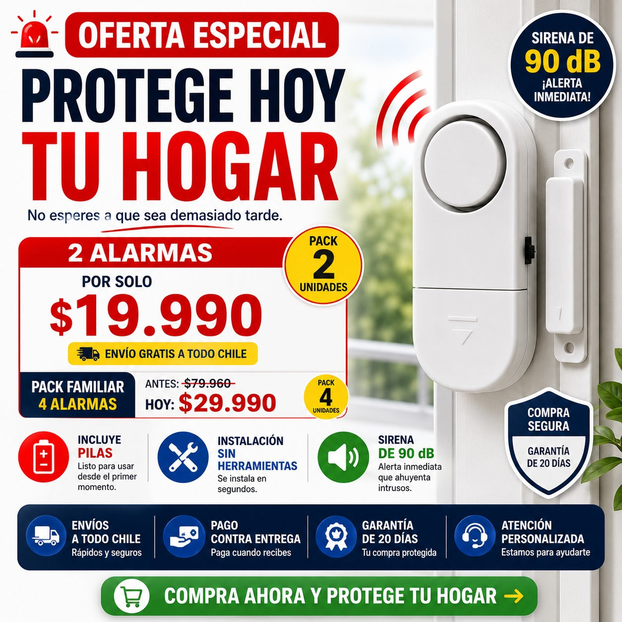 Alarma Magnética X2