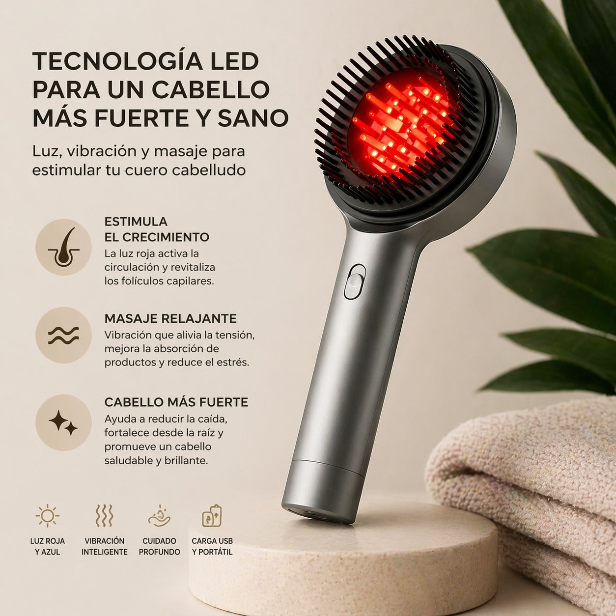 Aceite Batana+Cepillo Terapia Luz