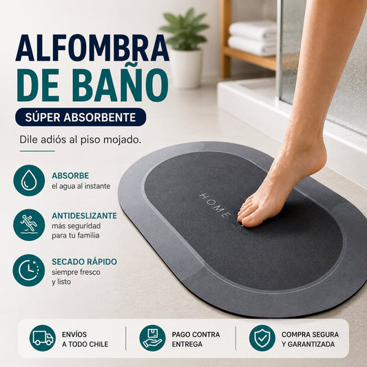 Alfombra de Baño Ultra Absorbente