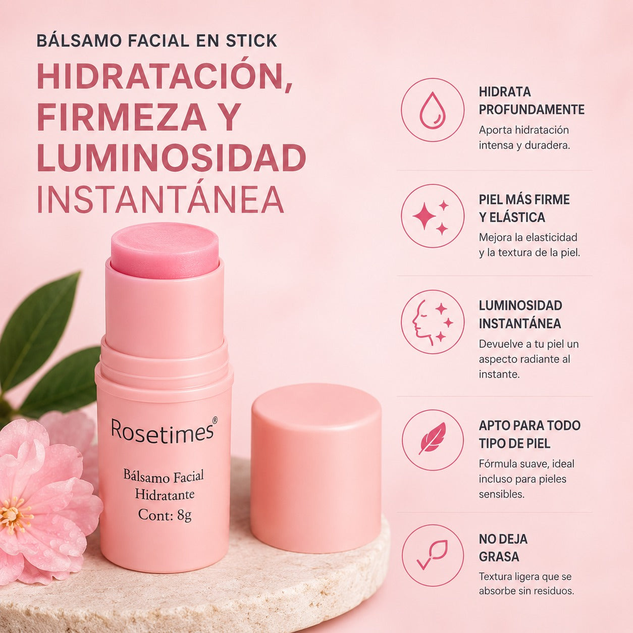 Bálsamo Facial Hidratante Antiarrugas