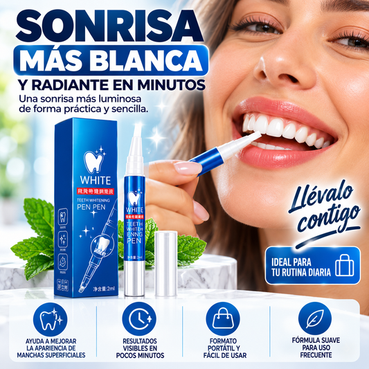 WhitePen™ – Lápiz Blanqueador Dental