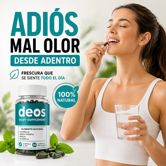 DEOS® Desodorante Interno Natural  60 cap