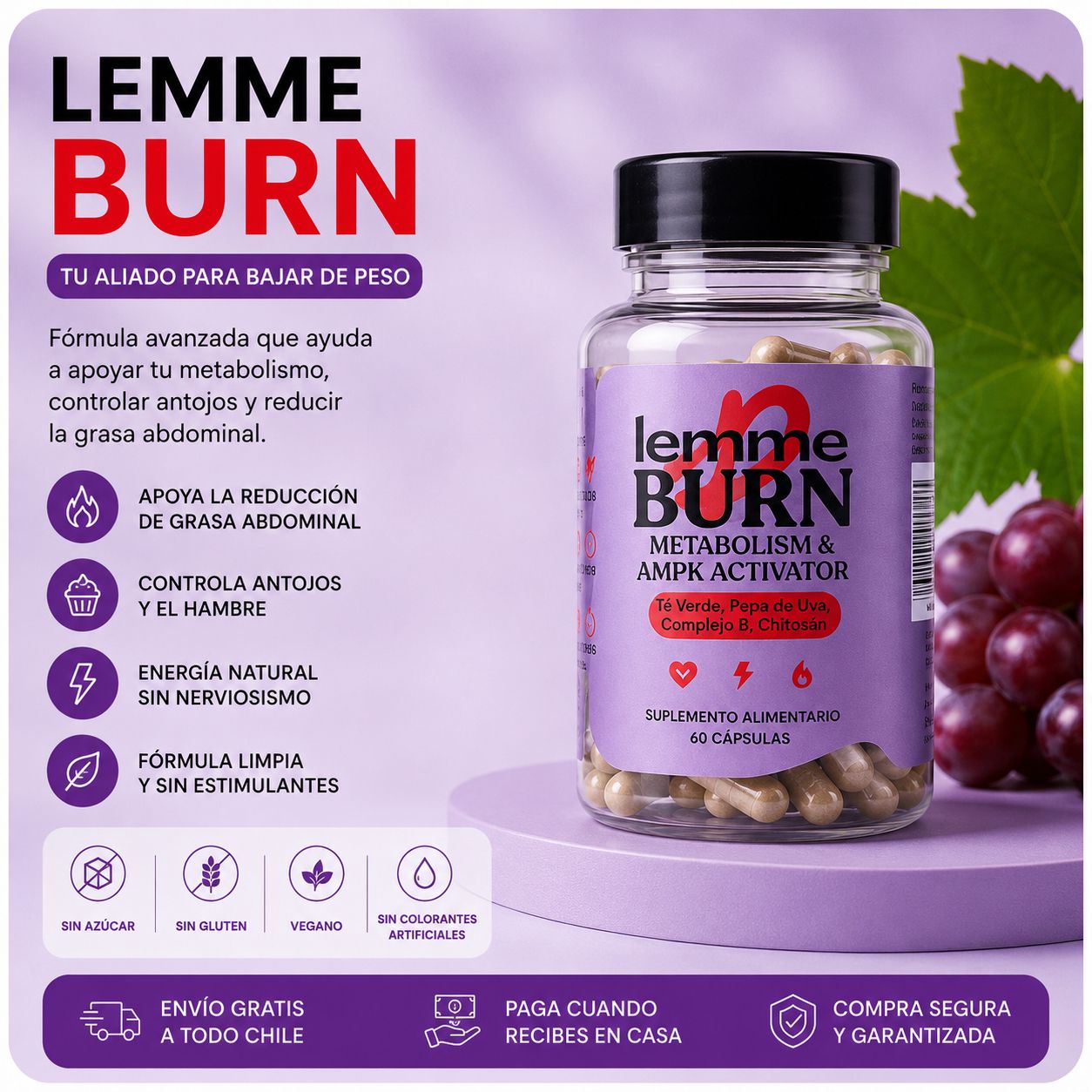 Lemme Burn 60 Cápsulas