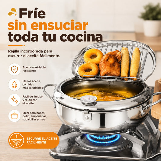 Olla Freidora Premium 20 cm CrispyPot™