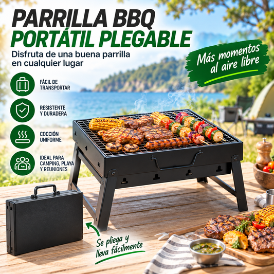 EasyGrill™ – Parrilla BBQ Portátil Plegable