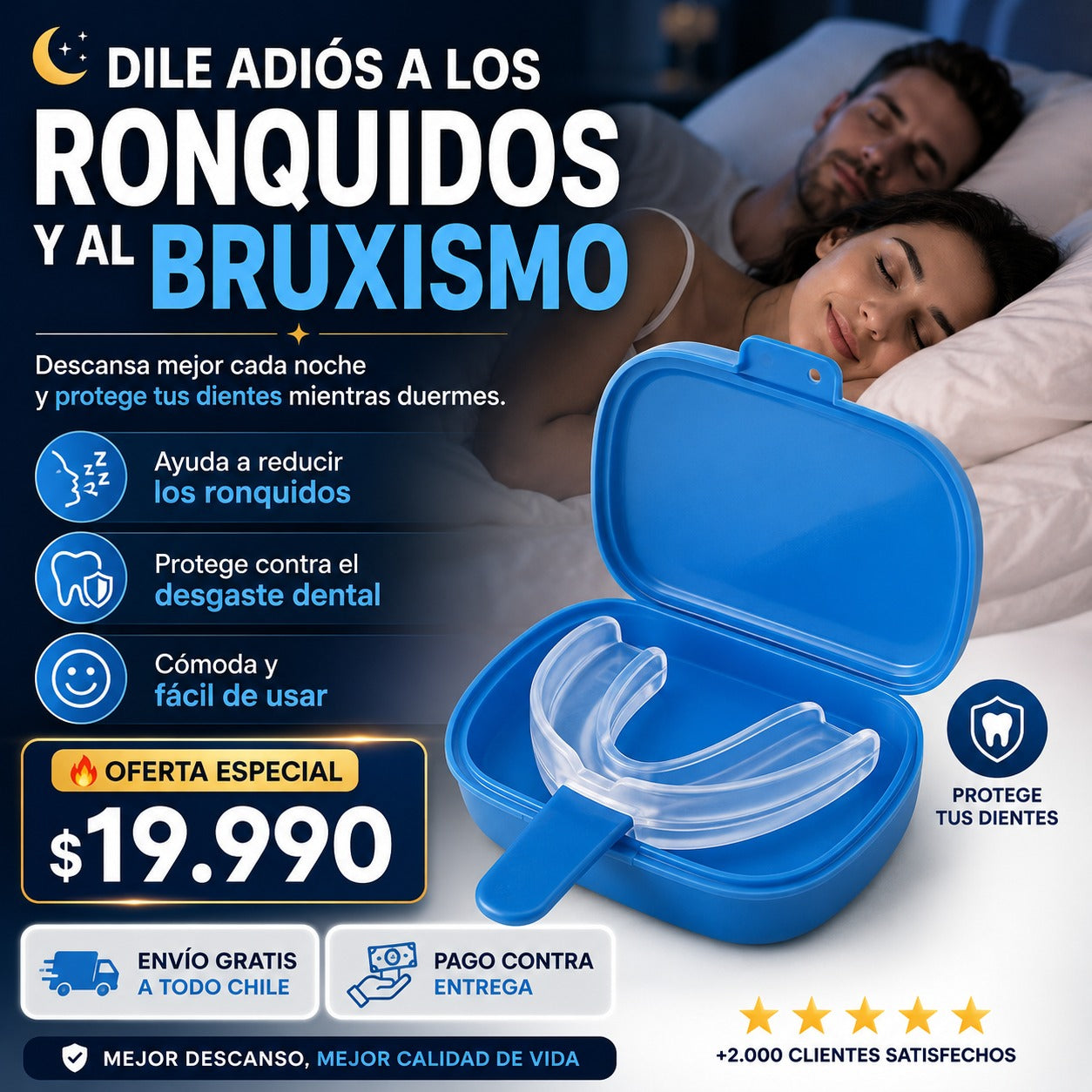 Placa de Descanso Nocturno Premium