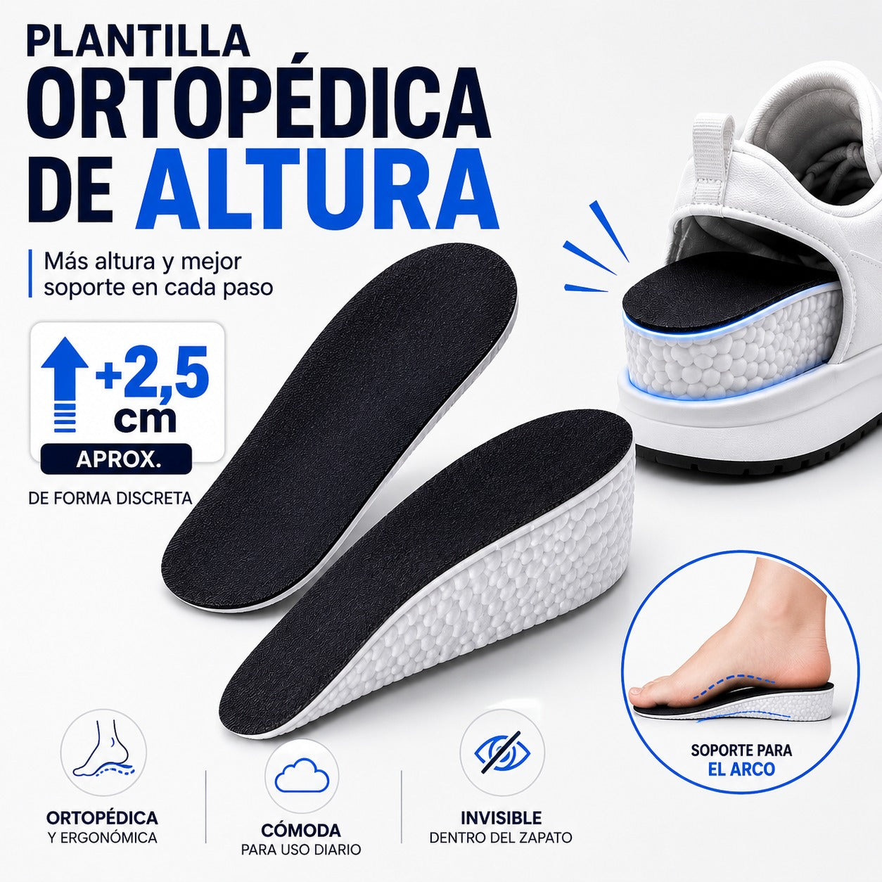 Plantillas Elevadoras Premium