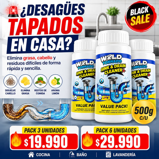 Polvo Limpiador De Drenaje X3