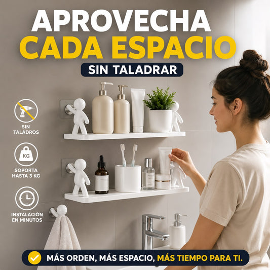 Repisas Flotantes con Adhesivo