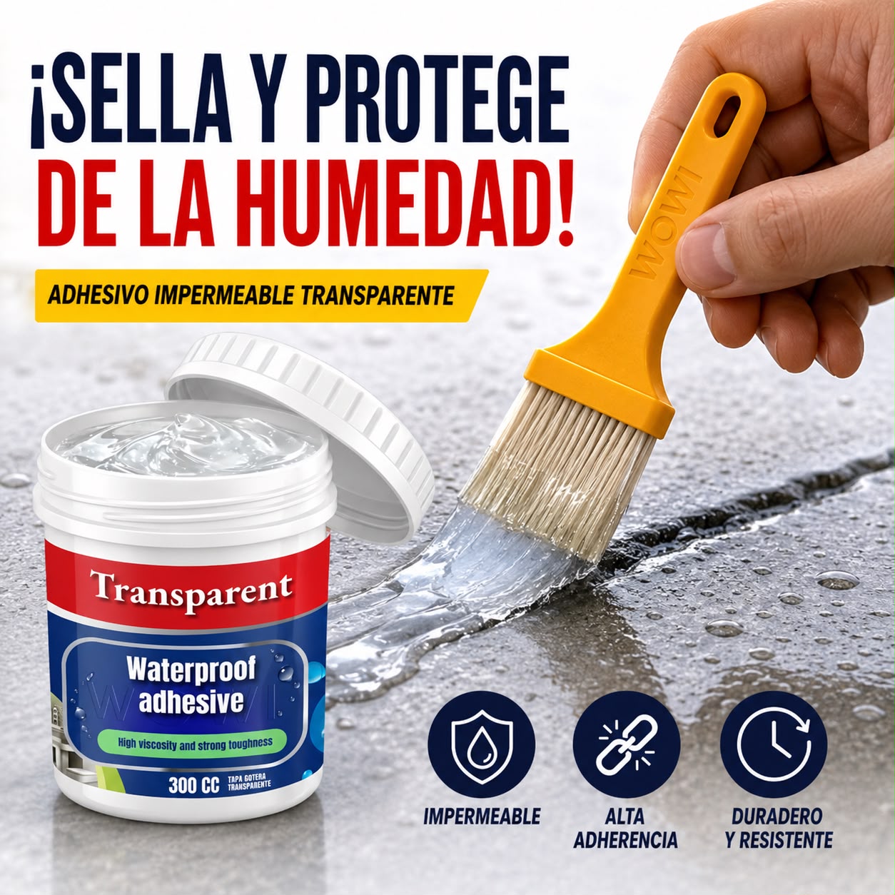 Pack 2X Gel Sellador Impermeable 300gr