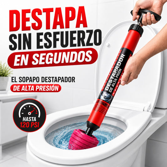 Destapador de Alta Presión para WC y Desagües