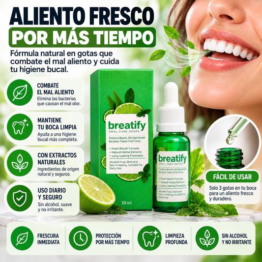 FreshDrop™ – Gotas Concentradas para un Aliento Fresco