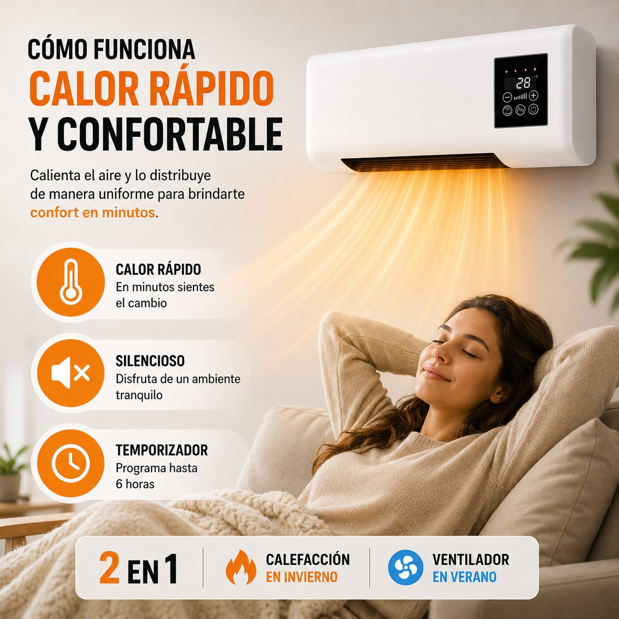 Calefactor de Pared Inteligente