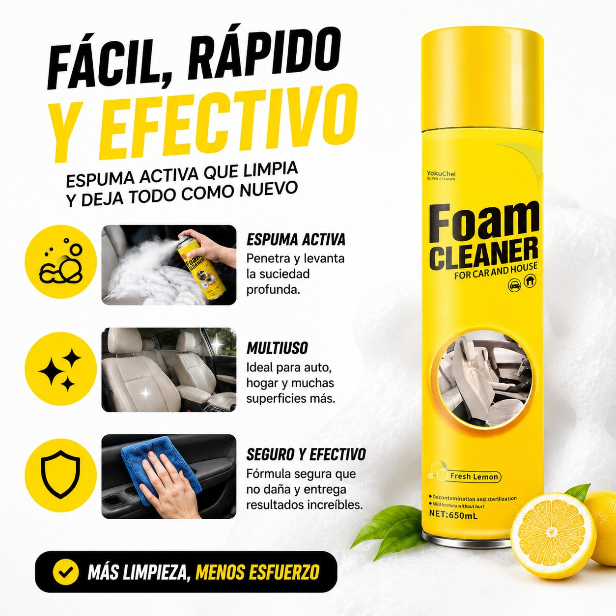 Espuma Limpiadora Multiusos