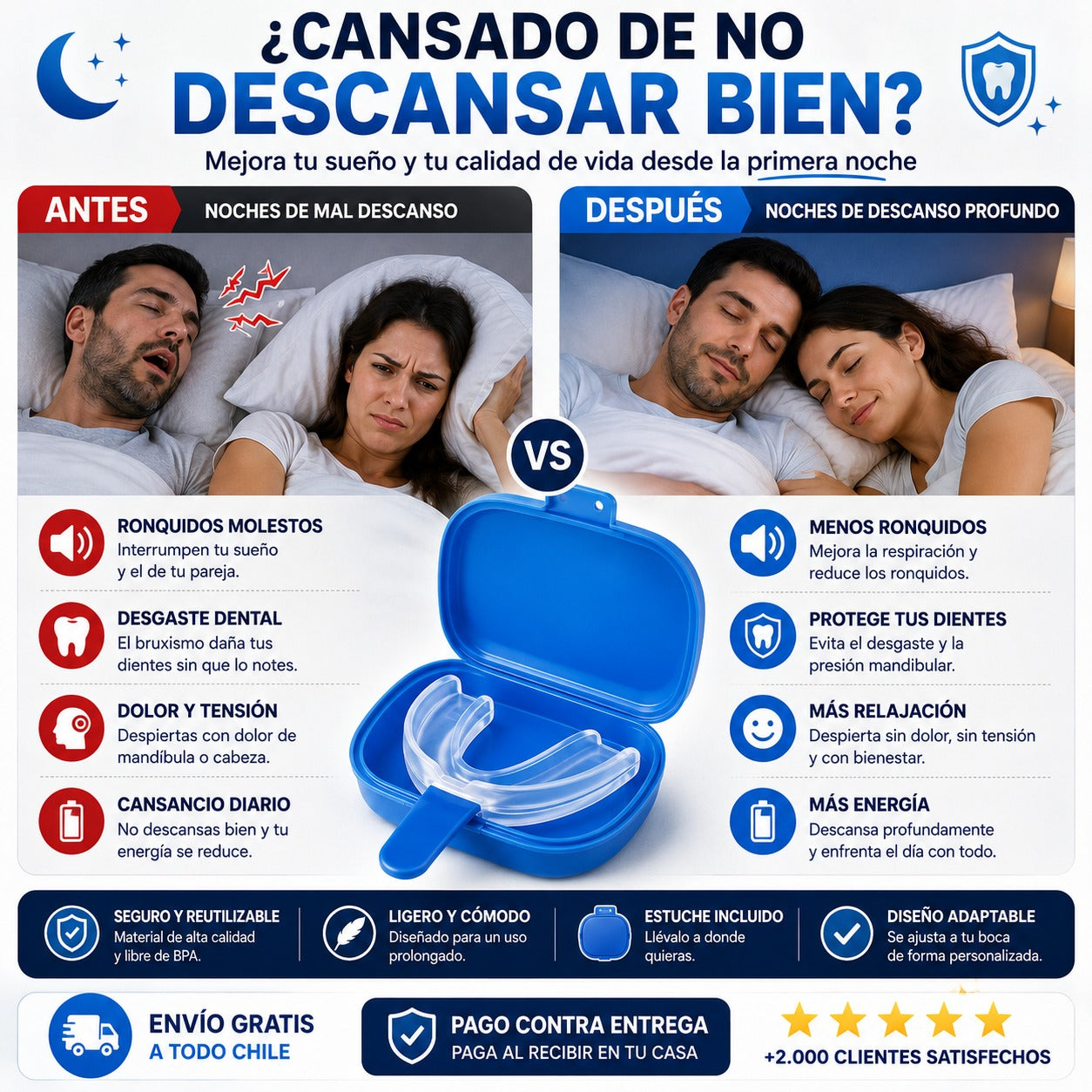 Placa de Descanso Nocturno Premium