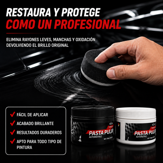 Pasta Restauradora de Brillo Automotriz Pro