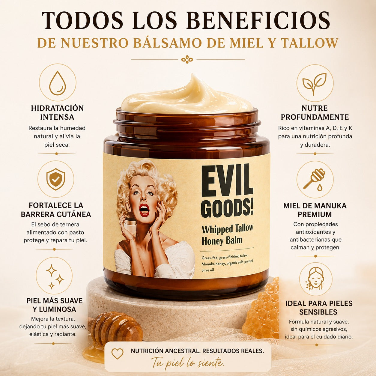 🍯 HoneyGlow™ Bálsamo Nutritivo Facial