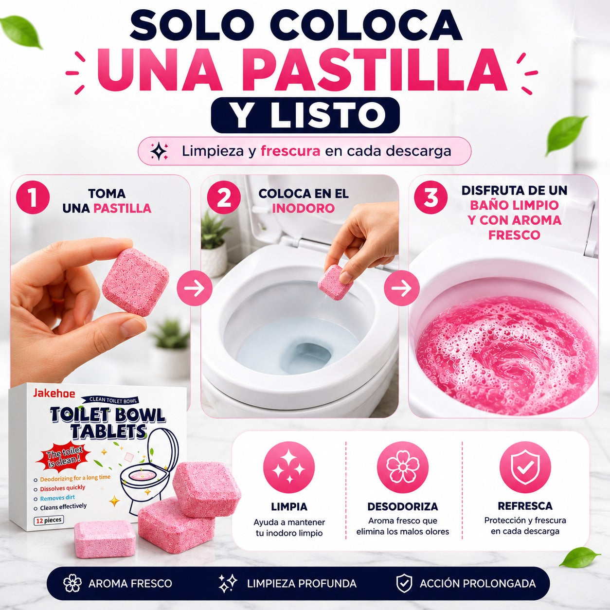 X2 Pastillas Aromatizantes para WC FreshClean™