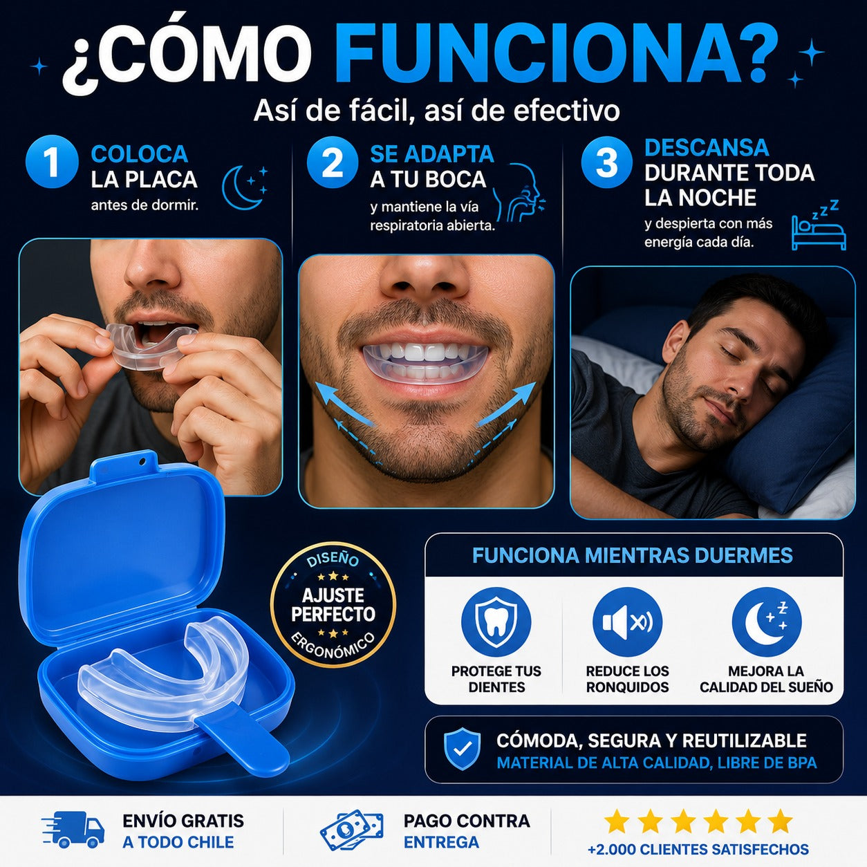 Placa de Descanso Nocturno Premium