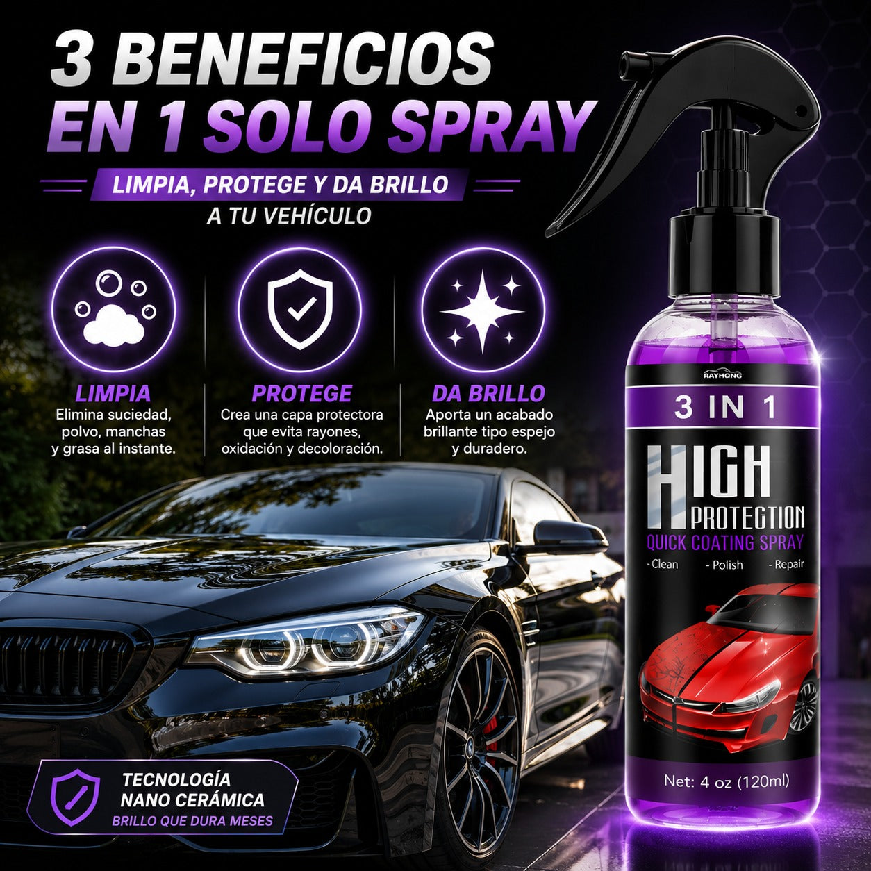 Spray de Recubrimiento Cerámico
