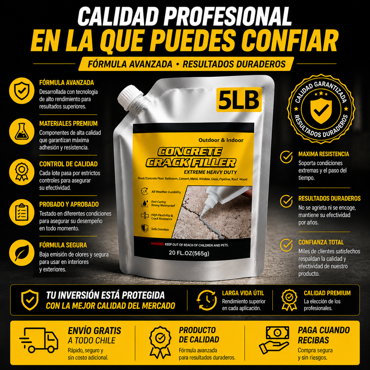 Sellador Reparador de Grietas