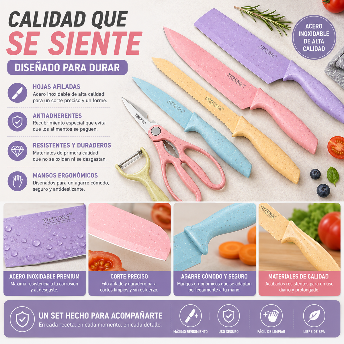 Set de Cocina 6 en 1