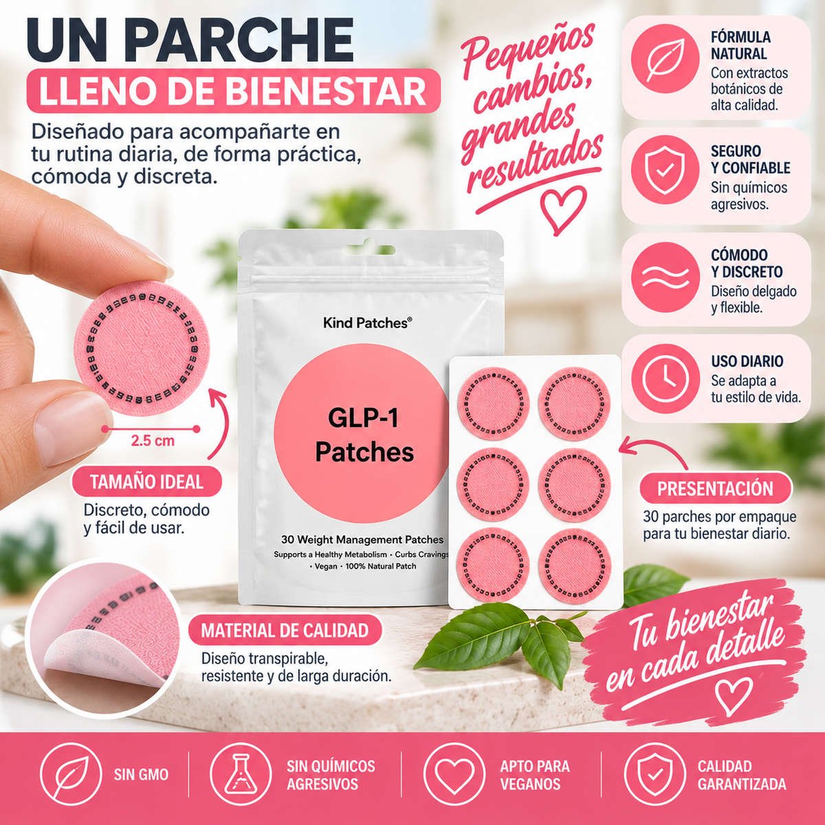 BalancePatch™ – Parches de Bienestar GLP-1