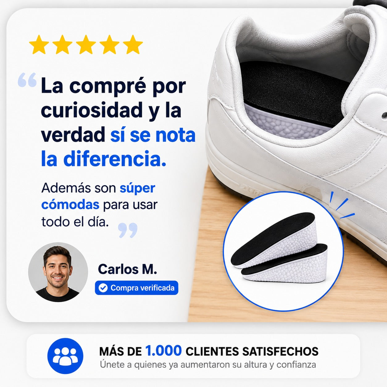 Plantillas Elevadoras Premium
