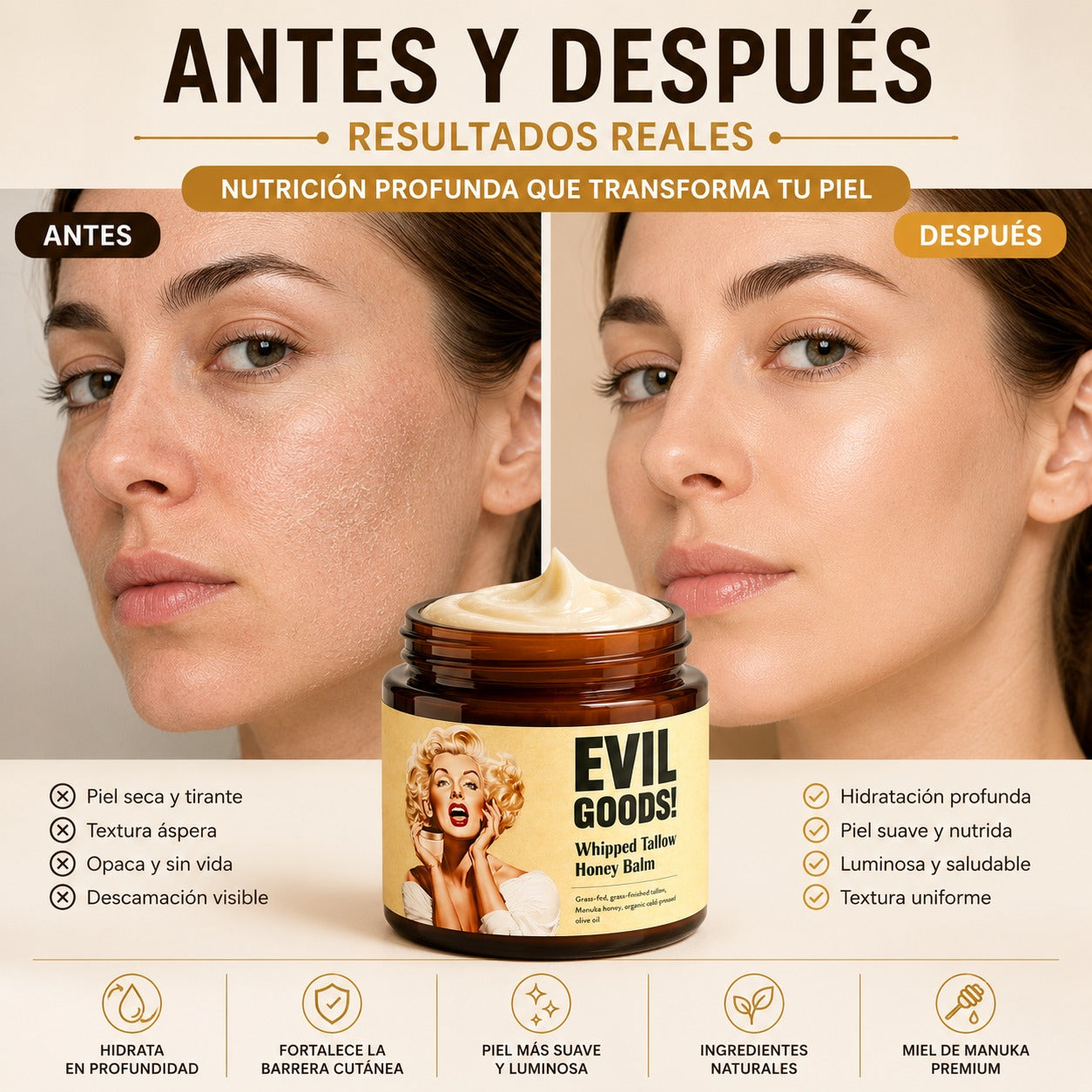 🍯 HoneyGlow™ Bálsamo Nutritivo Facial