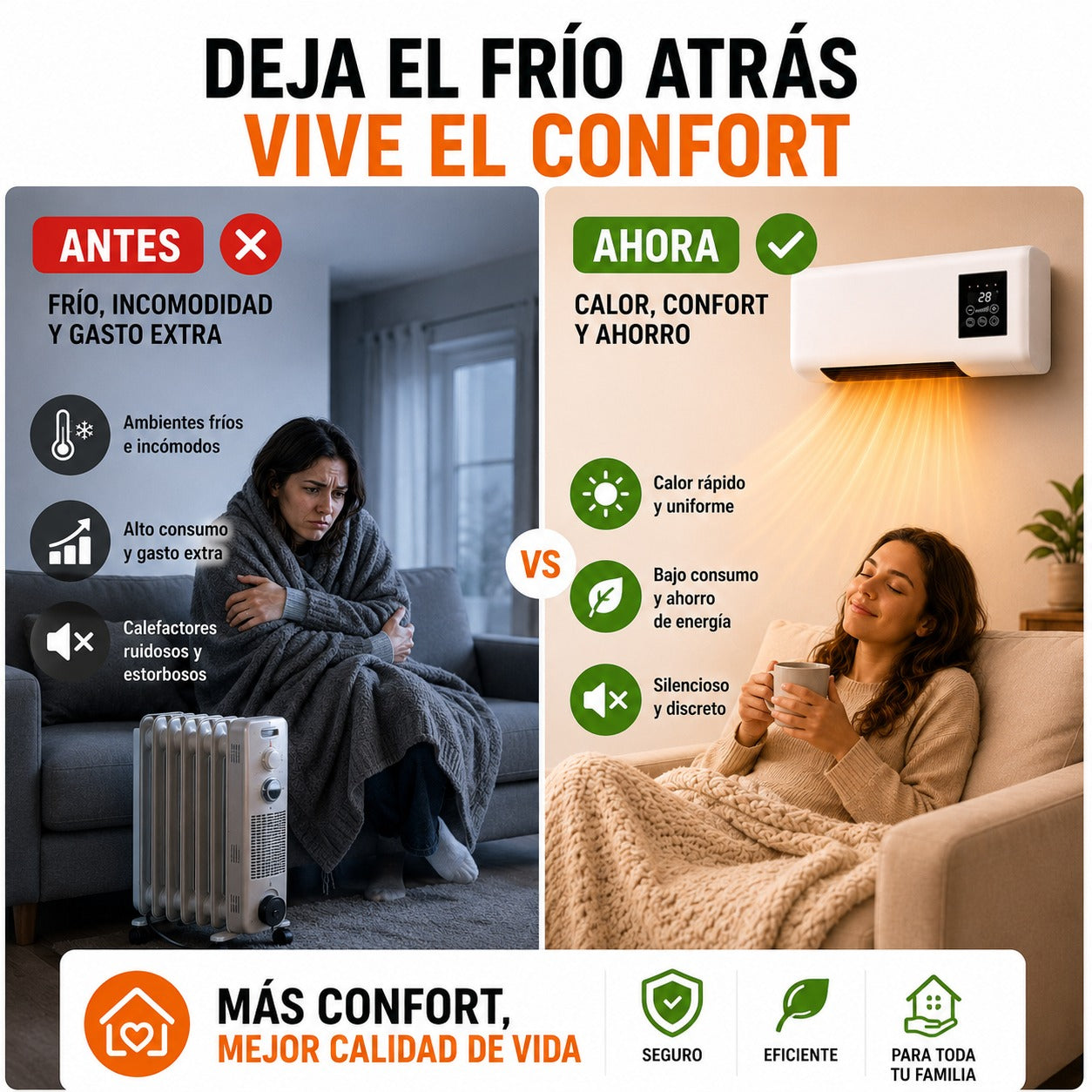Calefactor de Pared Inteligente
