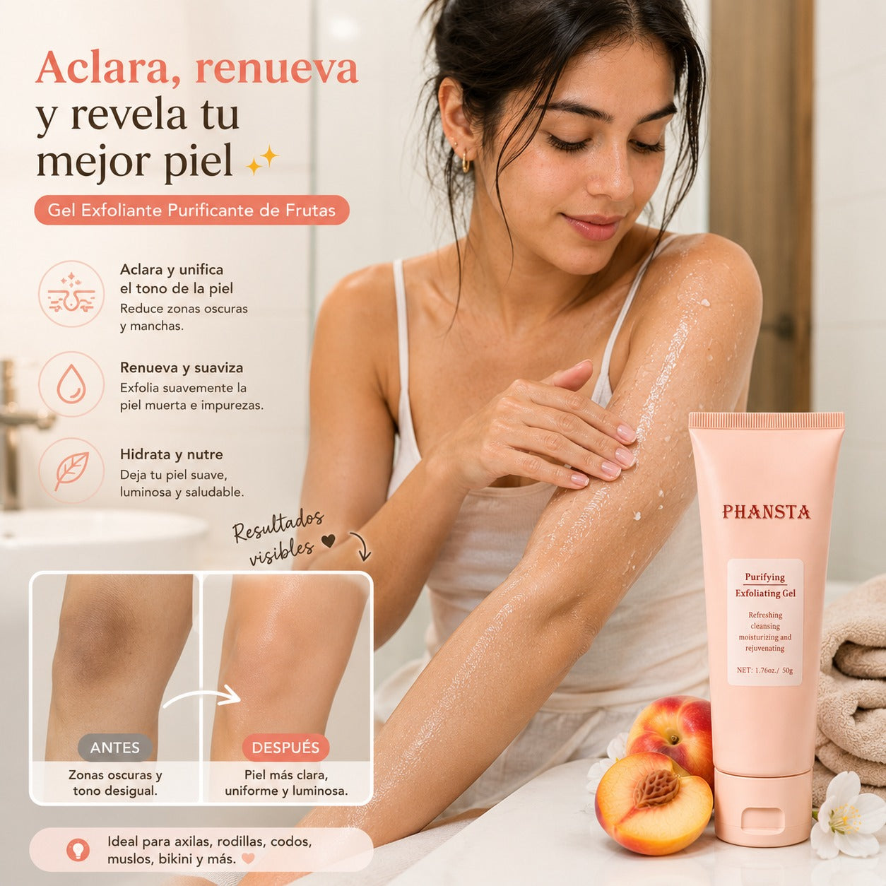 Gel Exfoliante de Frutas